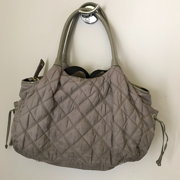 Kate Spade- gray Quilted Nylon Stevie Baby Bag - Picture 3 of 6